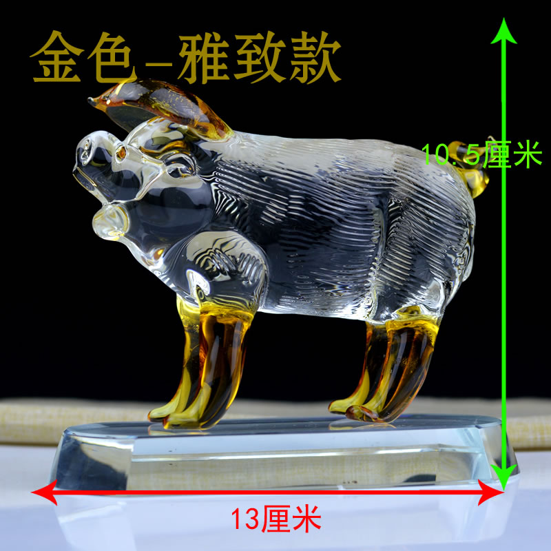 金色十二生肖大号属相鼠牛虎兔龙蛇马羊猴鸡狗猪