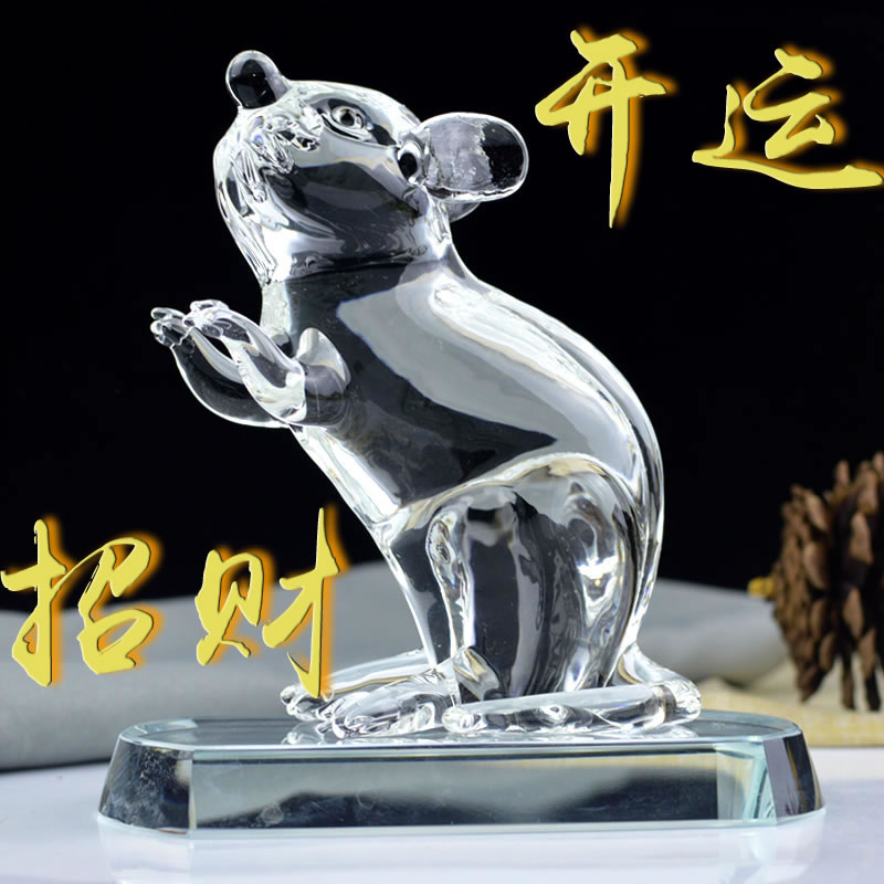 水晶全透明老鼠